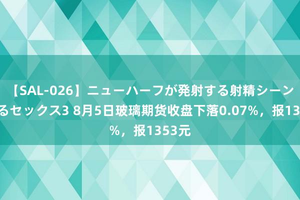 【SAL-026】ニューハーフが発射する射精シーンがあるセックス3 8月5日玻璃期货收盘下落0.07%，报1353元