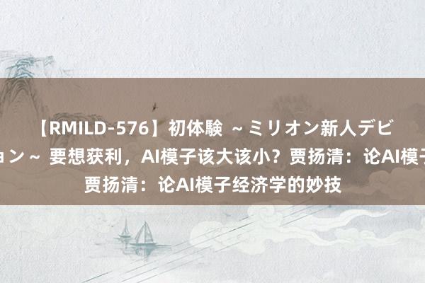 【RMILD-576】初体験 ～ミリオン新人デビューコレクション～ 要想获利，AI模子该大该小？贾扬清：论AI模子经济学的妙技